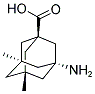 3-AMINO-5,7-DIMETHYL-1-ADAMANTANECARBOXYLIC ACID 结构式