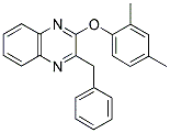 2-BENZYL-3-(2,4-DIMETHYLPHENOXY)QUINOXALINE 结构式