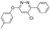 4-Chloro-6-(4-methylphenoxy)-3-phenylpyridazine 结构式
