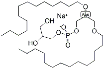 1,2-DI-O-TETRADECYL-SN-GLYCERO-3-[PHOSPHO-RAC-(1-GLYCEROL)] (SODIUM SALT) 结构式