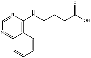 4-(QUINAZOLIN-4-YLAMINO)-BUTYRIC ACID 结构式