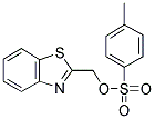 TOLUENE-4-SULFONIC ACID BENZOTHIAZOL-2-YLMETHYL ESTER 结构式