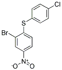 2-BROMO-1-[(4-CHLOROPHENYL)SULFANYL]-4-NITROBENZENE 结构式