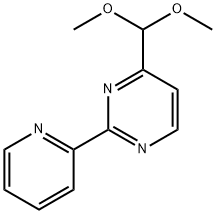 4-(DIMETHOXYMETHYL)-2-(2-PYRIDINYL)PYRIMIDINE 结构式