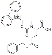 FMOC-MEGLU(OBZL)-OH 结构式
