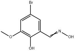 5-BROMO-2-HYDROXY-3-METHOXYBENZALDEHYDE OXIME 结构式