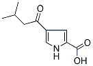 4-(3-METHYLBUTANOYL)-1H-PYRROLE-2-CARBOXYLIC ACID 结构式