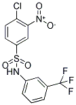 4-CHLORO-3-NITRO-N-(3-TRIFLUOROMETHYL-PHENYL)-BENZENESULFONAMIDE 结构式