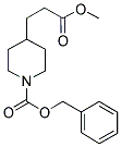 N-CBZ-4-PIPERIDINYLPROPIONIC ACID METHYL ESTER 结构式