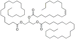 1,3二十二酸-2-油酸甘油酯 结构式