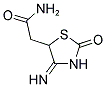 2-(4-IMINO-2-OXO-1,3-THIAZOLIDIN-5-YL)ACETAMIDE 结构式