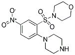 4-[(5-NITRO-2-PIPERAZIN-1-YLPHENYL)SULFONYL]MORPHOLINE 结构式