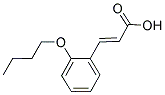 2-N-BUTOXYCINNAMIC ACID 结构式