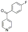 4-(4-氟苯(甲)酰)吡啶 结构式