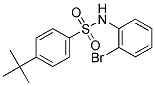 ((4-(TERT-BUTYL)PHENYL)SULFONYL)(2-BROMOPHENYL)AMINE 结构式