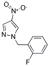 1-(2-FLUORO-BENZYL)-4-NITRO-1H-PYRAZOLE 结构式