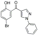 (5-BROMO-2-HYDROXY-PHENYL)-(1-PHENYL-1H-PYRAZOL-4-YL)KETONE 结构式