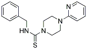 (BENZYLAMINO)(4-(2-PYRIDYL)PIPERAZINYL)METHANE-1-THIONE 结构式