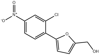(5-(2-氯-4-硝基苯基)呋喃-2-基)甲醇 结构式