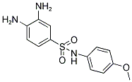 3,4-DIAMINO-N-(4-METHOXY-PHENYL)-BENZENESULFONAMIDE 结构式