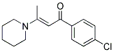 1-(4-CHLOROPHENYL)-3-(1-PIPERIDINYL)-2-BUTEN-1-ONE 结构式