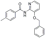 (4-METHYLPHENYL)-N-(3-(PHENYLMETHOXY)(2-PYRIDYL))FORMAMIDE 结构式