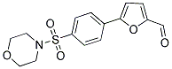 5-[4-(MORPHOLINE-4-SULFONYL)-PHENYL]-FURAN-2-CARBALDEHYDE 结构式