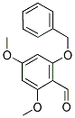 2,4-Dimethoxy-6-(phenylmethoxy)benzaldehyde 结构式