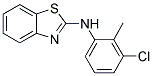 BENZOTHIAZOL-2-YL-(3-CHLORO-2-METHYL-PHENYL)-AMINE 结构式