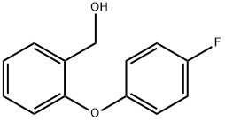 (2-(4-氟苯氧基)苯基)甲醇 结构式