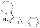 PHENYL-(6,7,8,9-TETRAHYDRO-5H-[1,2,4]TRIAZOLO[4,3-A]AZEPIN-3-YLMETHYL)-AMINE 结构式