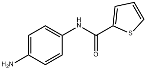 N-(4-氨基苯基)噻吩-2-甲酰胺 结构式