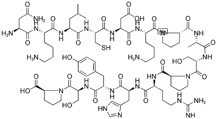 ANTI-PSD-93 NEUTRALIZING PEPTIDE 结构式