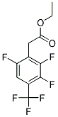 2,3,6-TRIFLUORO-4-(TRIFLUOROMETHYL)PHENYLACETIC ACID ETHYL ESTER 结构式