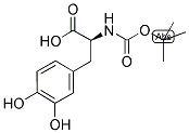 BOC-3,4-DIHYDROXY-L-PHENYLALANINE 结构式