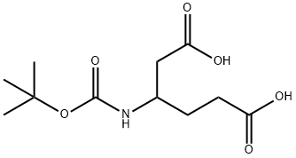 BOC-3-氨基己二酸 结构式