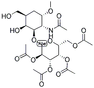 METHYL 2-ACETAMIDO-2-DEOXY-O-[BETA-D-(2,3,4,6-TETRAACETYL) GALACTOPYRANOSYL]-A-D-GALACTOPYRANOSIDE 结构式