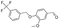 3-甲氧基-4-[3-(三氟甲基)苄基]氧基-苯甲醛 结构式