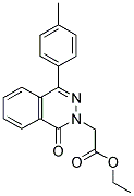 ETHYL 2-(1-OXO-4-P-TOLYLPHTHALAZIN-2(1H)-YL)ACETATE 结构式