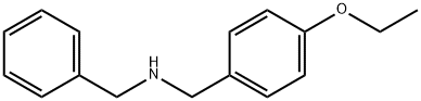 BENZYL-(4-ETHOXY-BENZYL)-AMINE 结构式