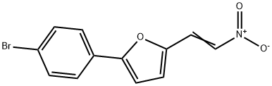 2-(4-Bromo-phenyl)-5-(2-nitro-vinyl)-furan 结构式