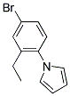 1-(4-BROMO-2-ETHYL-PHENYL)-1H-PYRROLE 结构式