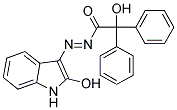 3-{(E)-[HYDROXY(DIPHENYL)ACETYL]DIAZENYL}-1H-INDOL-2-OL 结构式