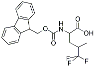 2-(9H-FLUOREN-9-YLMETHOXYCARBONYLAMINO)-5,5,5-TRIFLUORO-4-METHYL-PENTANOIC ACID 结构式