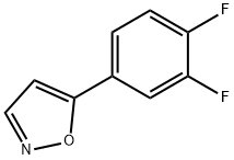 5-(3,4-二氟苯基)异噁唑 结构式