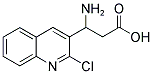 3-AMINO-3-(2-CHLORO-QUINOLIN-3-YL)-PROPIONIC ACID 结构式