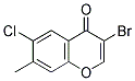 3-BROMO-6-CHLORO-7-METHYLCHROMONE 结构式