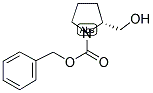 (R)-2-HYDROXYMETHYL-PYRROLIDINE-1-CARBOXYLIC ACID BENZYL ESTER 结构式