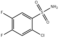 2-氯-4,5-二氟苯磺酰胺 结构式