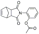 2-(3,5-DIOXO-4-AZATRICYCLO[5.2.1.0~2,6~]DEC-8-EN-4-YL)PHENYL ACETATE 结构式